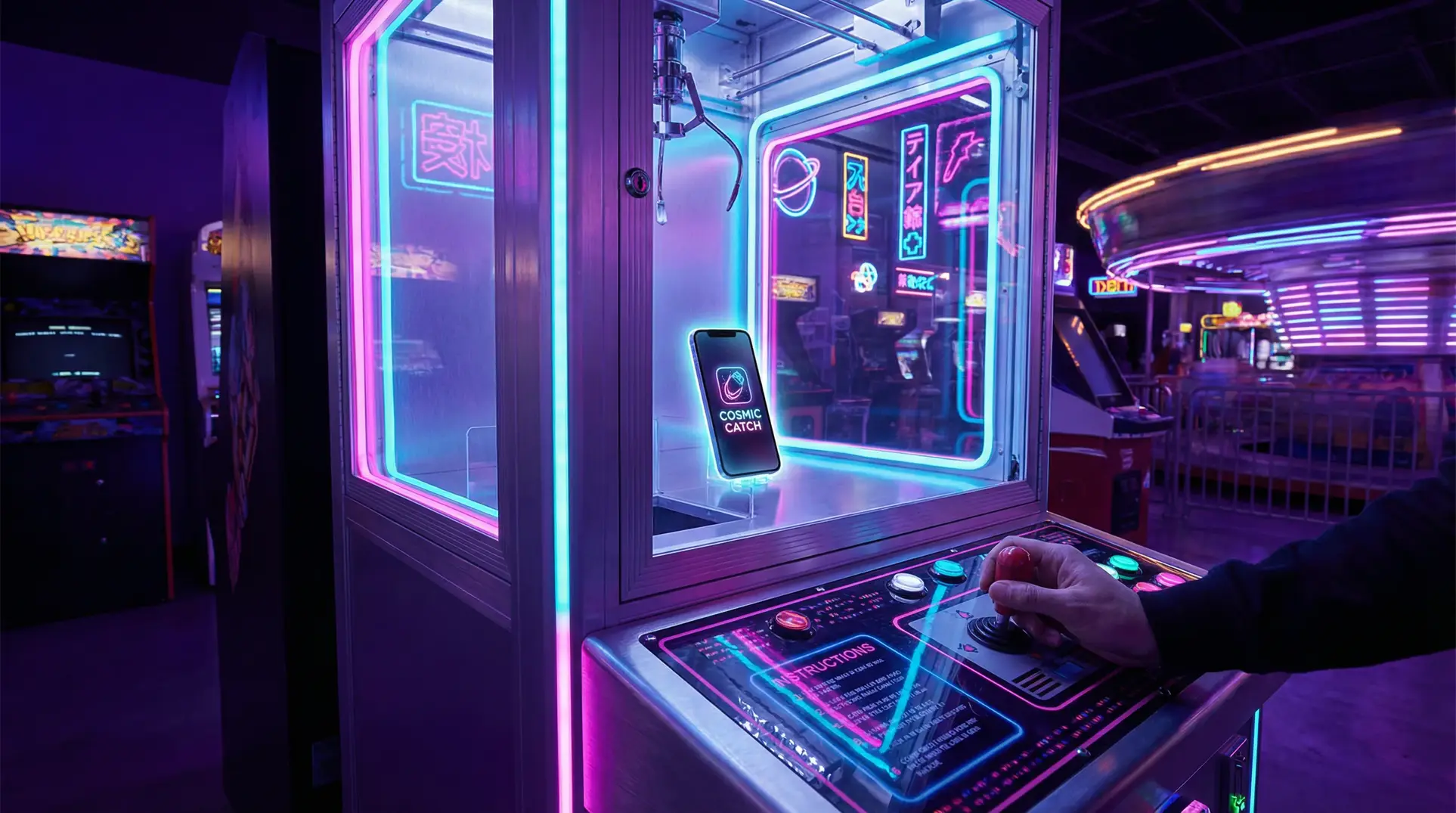 18禁 - 抓娃娃机风格APP下载引导页面