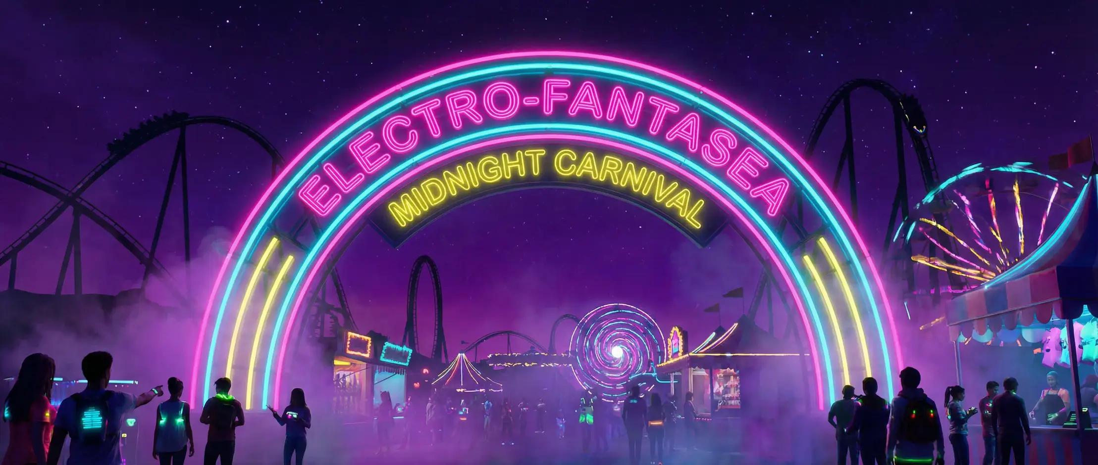 18禁 - APP下载页面午夜嘉年华宣传横幅