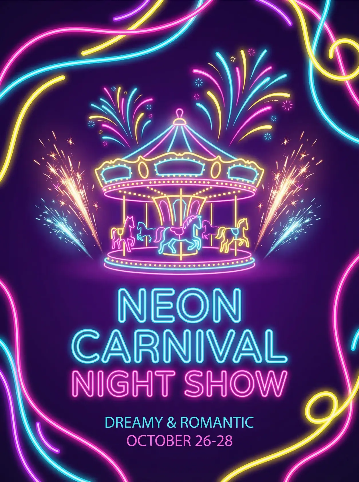 18禁 - 成人动漫专区霓虹嘉年华夜场海报